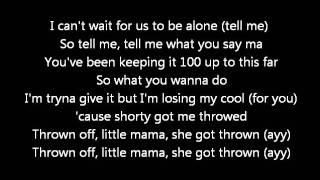 Chris Brown - Throwed  (Lyrics on screen) karaoke Exclusive