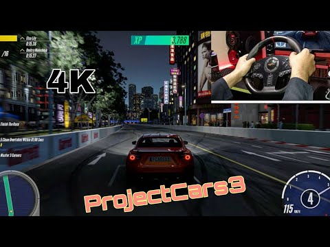 Project Car 3 Test Drive with PXN V900 Steering Wheel