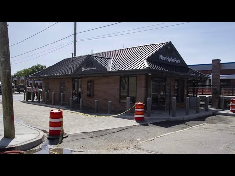 NY Long Island MTA’s New Hyde Park Train Station