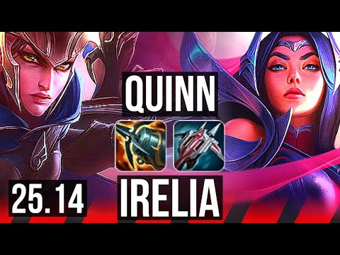 QUINN vs IRELIA (TOP) | 7/3/9 | NA Master | 25.14
