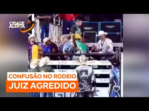 Juiz de rodeio é agredido por peão após desclassificá-lo por uso irregular de espora