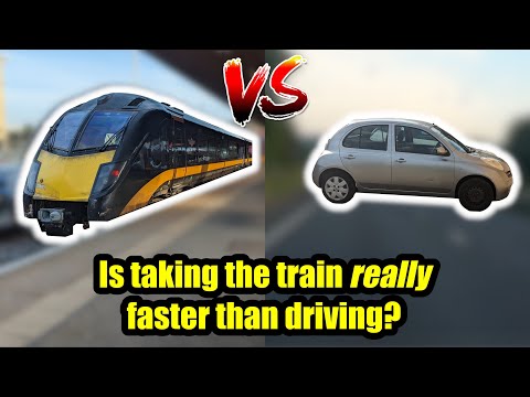 Is taking the train really faster than driving?