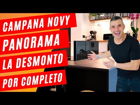 Novy Hob+Hood Panorama 90 Pro 1821 Indukcinė kaitlentė with built-in hood Number of burners/cooking zones 4 Touch Timer Juodas Ekranas video