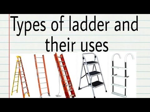 Types of ladder | types of ladder and their uses | safety MGMT study