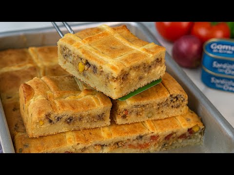 Perfect Sardine Pie in 10 Minutes of Preparation! SPECIAL Dough + SIMPLE and Fancy Filling
