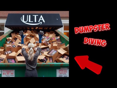 DUMPSTERS WERE FULL!  DUMPSTER DIVING IN THE BIG CITY!