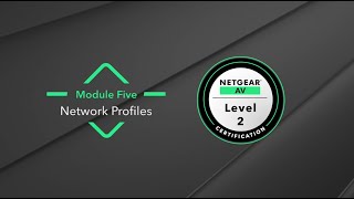 (NETGEAR AV Level 2) Module 5: Network Profiles