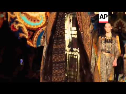 Veronica Etro shows her new collection at Milan Fashion Week