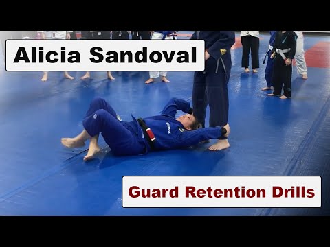 Alicia Sandoval shows guard retention drill