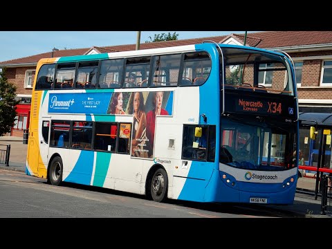 Brilliant Sounding: Stagecoach North East 19440 (NK58FNE) Dennis Trident 2/Enviro 400