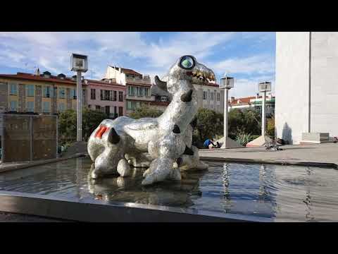 Modern and Contemporary Art Museum (MAMAC) in nice (France).🌫️