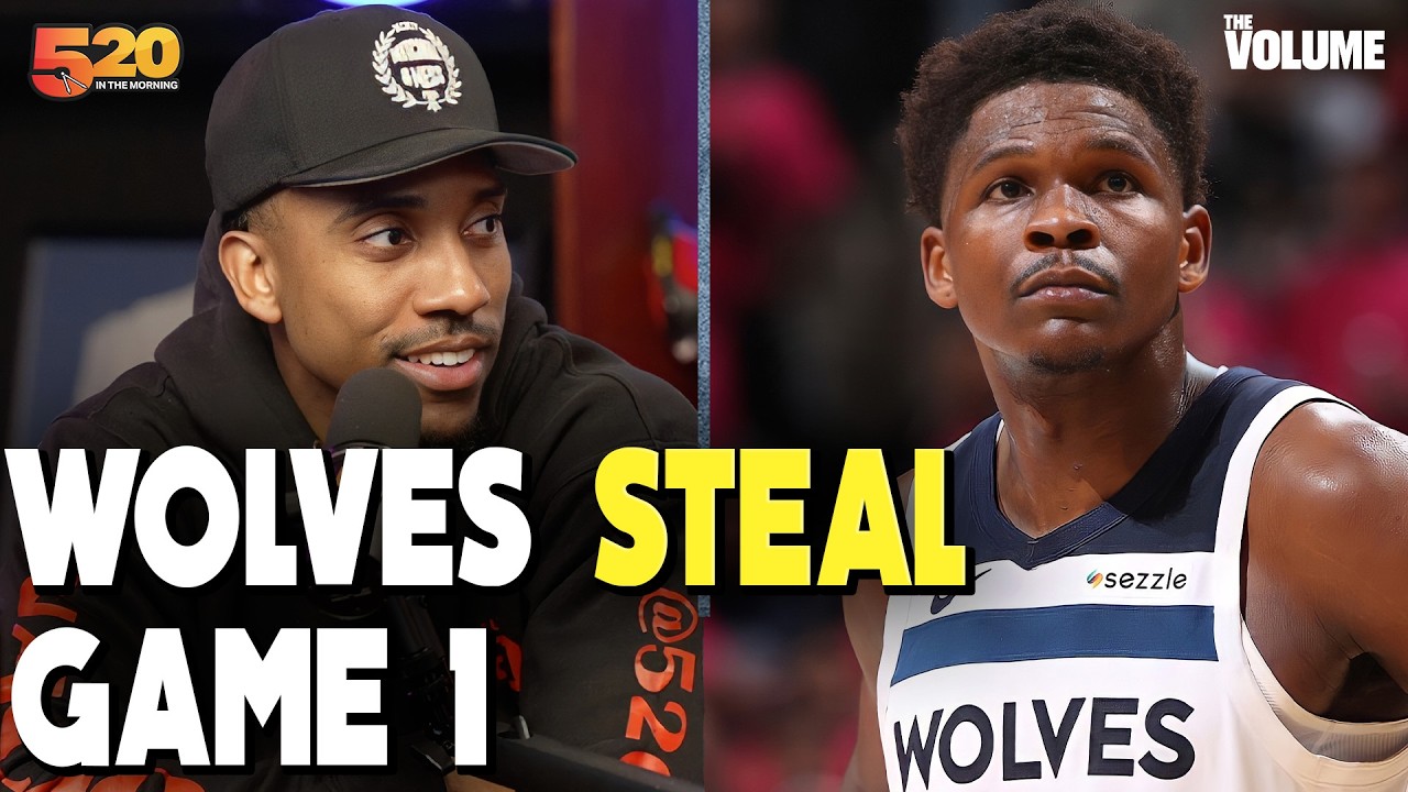 Jeff Teague REACTS to Anthony Edwards GOING OFF in Wolves return to BEAT Wemby & Spurs in Game 1