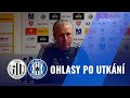 Trenéři Jílek a Horejš po utkání SK Dynamo České Budějovice - SK Sigma Olomouc