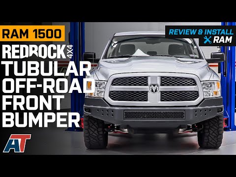 2013-2018 RAM 1500 RedRock 4x4 Tubular Off-Road Front Bumper Review & Install
