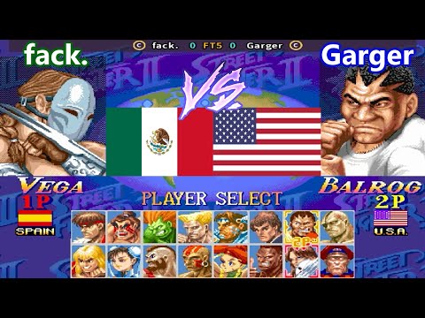Hyper Street Fighter II: The Anniversary Edition - fack. vs Garger FT5