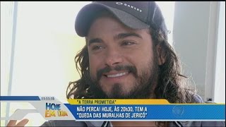 Sidney Sampaio fala sobre vida pessoal e gravações de A Terra Prometida video