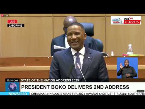 WATCH: ((LIVE)) President Duma Boko delivers State of the Nation (SONA)