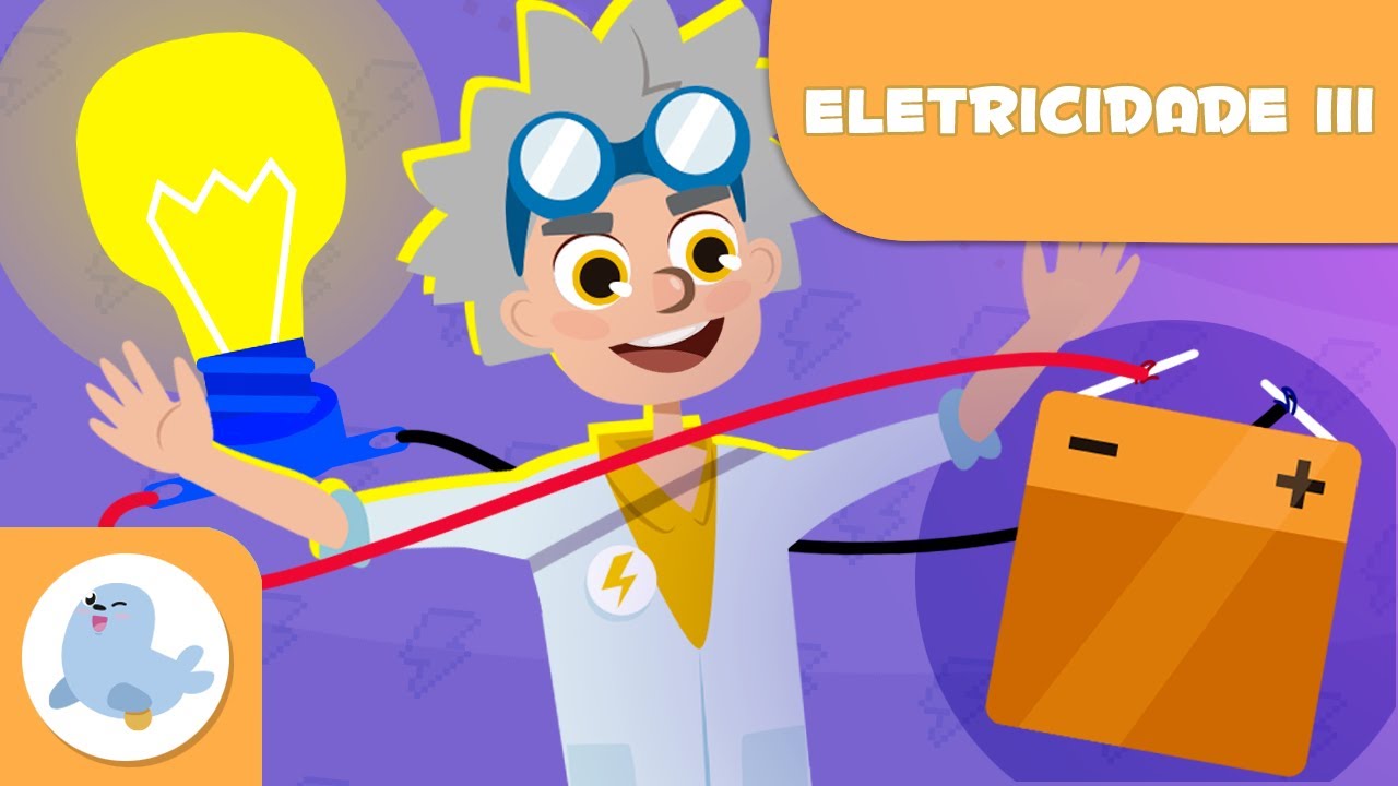 ELETRICIDADE para crianças ⚡ Episódio 3 💡 Crie um circuito 🔌 Materiais condutores e isolantes
