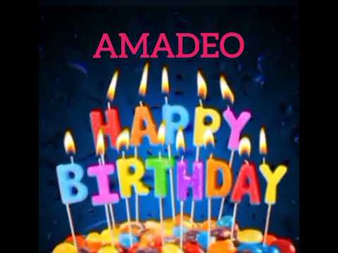 Amadeo Name Happy Birthday to you Video Song Happy Birthday Song with names