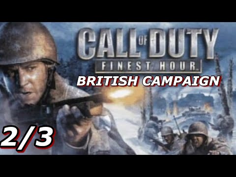 Call Of Duty: Finest Hour PS2 Walkthrough/Movie, Part 2 - British Campaign (No Deaths)