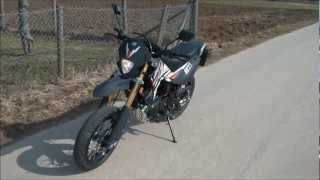 Sachs ZZ 125 Supermoto soundcheck & drive