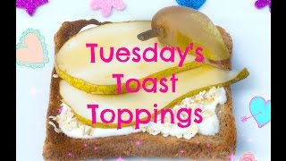 Tuesday's Toast Topping - Pear and Honey