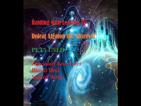 A Celestial invitation : Defeat Algalon the Observor (Raiding with Leashes IV) Patch 7.1