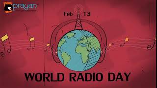 World Radio Day |13th February | Whatsapp Status | Prayan Animation