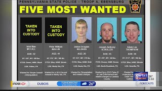 Update to Ebensburg Five Most Wanted fugitives