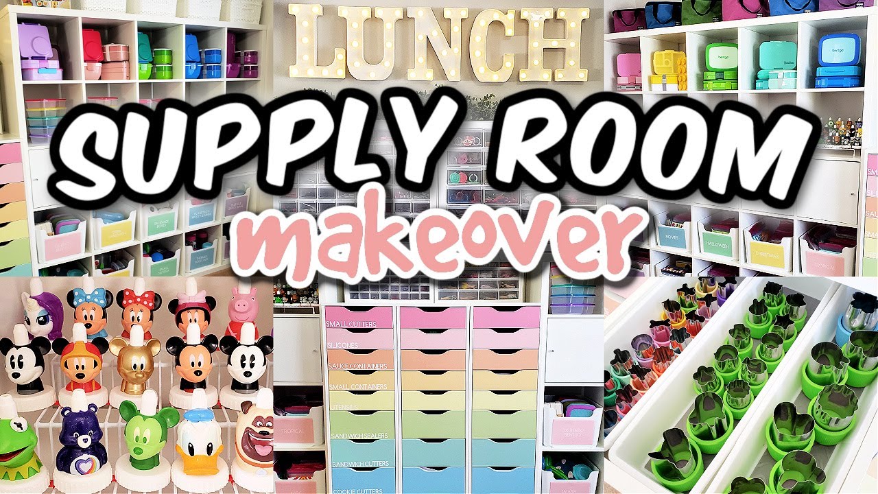 *EXTREME* Lunch Supply Room MAKEOVER + TOUR  2021! | Bunches of Lunches
