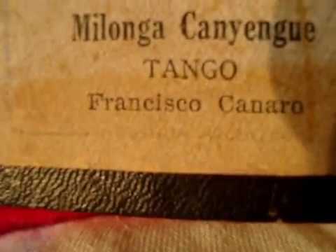 Milonga Canyengue 10085 Tango de F. Canaro en Pianola por Horacio Asborno desde Viedma - Argentina