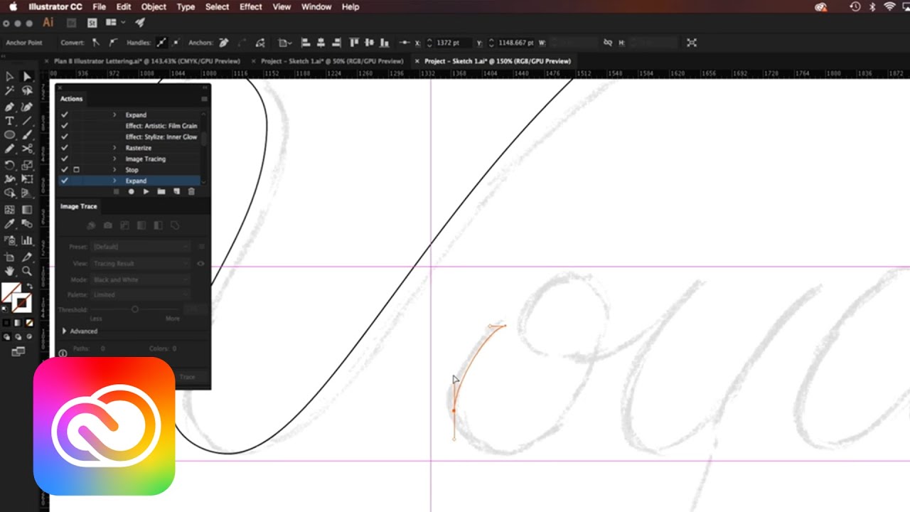 Live Lettering and Vintage Illustration with Will Paterson 2/3 - hosted by Rufus Deuchler | Adobe