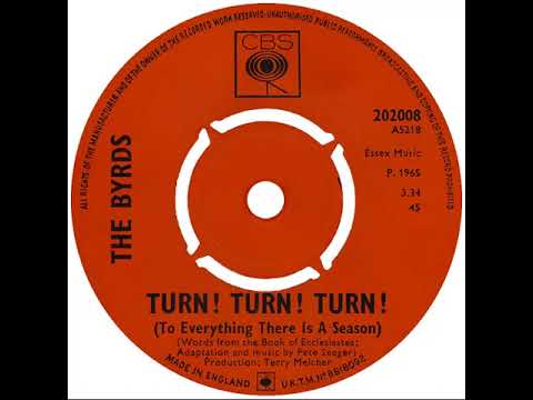 UK New Entry 1965 (285) The Byrds - Turn! Turn! Turn! (To Everything There Is A Season)