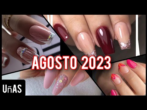 UÑAS EN TENDENCIA AGOSTO 2023 /TRENDY NAILS AUGUST#nails #uñas #desingnails #tendenciaenuñas