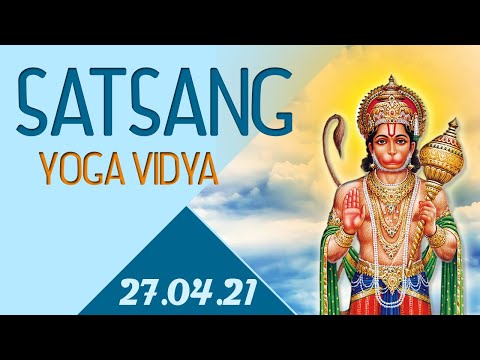 Satsang mit Fokus auf Hanuman mit Shivakami - Yoga Vidya Ashram Live 07:00 - 27.04.2021