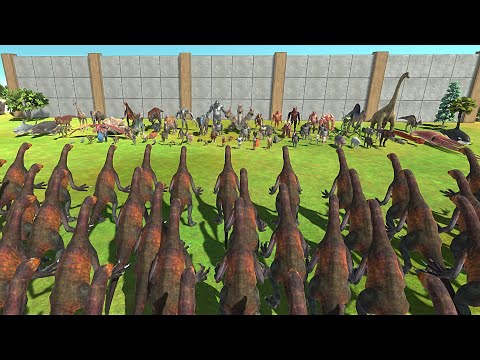 THERIZINOSAURUS VS FACTION  almost the same price - Animal Revolt Battle Simulator