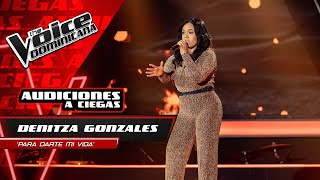 Denitza Gonzales – &quot;Para Darte Mi Vida&quot; | Audiciones a Ciegas | The Voice Dominicana 2021