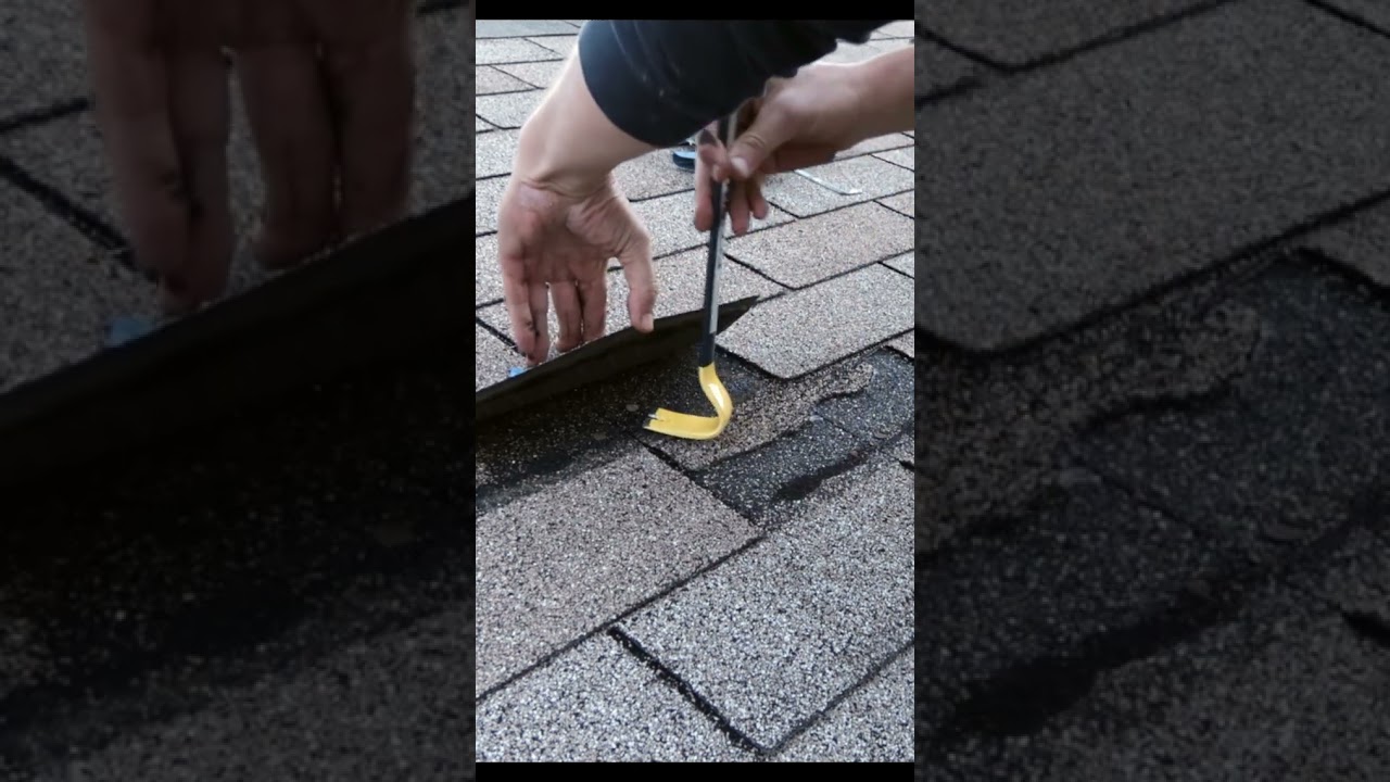 Broken Asphalt Shingle Repair