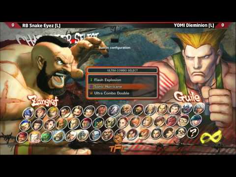 USFIV - RB Snake Eyez [Zangief] x YOMI Dieminion [Guile] - TFC 2015 - Grand Finals
