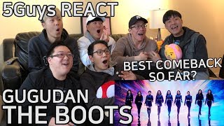 [FUNNY FANBOYS] GUGUDAN(구구단) - The Boots (5Guys MV REACT)