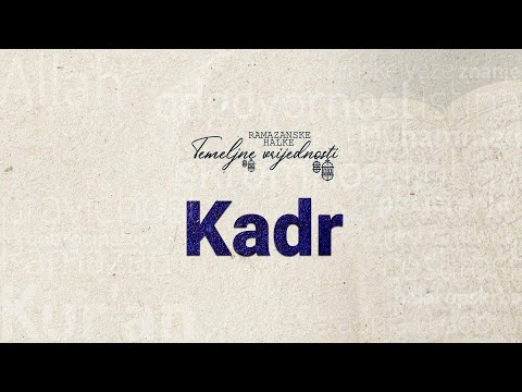 Ramazanske halke "TEMELJNE VRIJEDNOSTI" (26) - Kadr