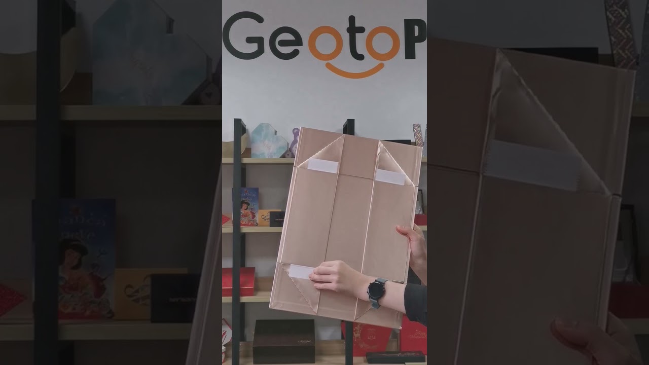 A4 Deep Rose Gold Magnetic Gift Box