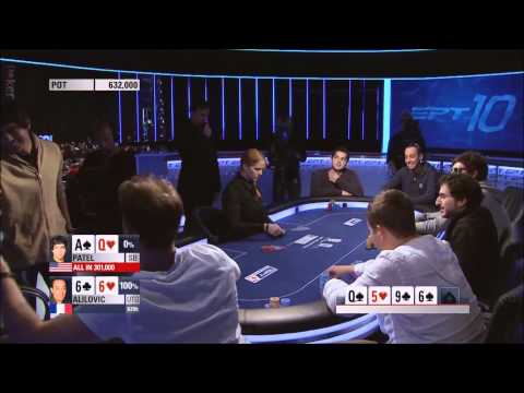 PATEL Get Eliminated By Trips - PATEL vs ALILOVIC - EPT 10 Grand Final - Poker Highlight