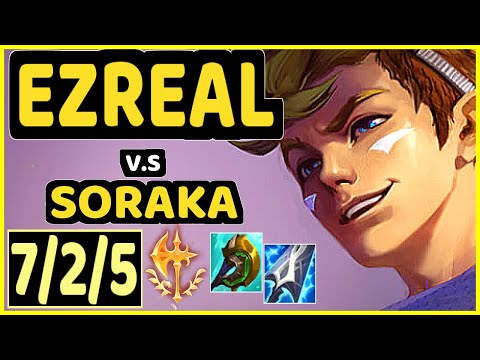 DUDSTHEBOY (EZREAL) vs SORAKA - 7/2/5 KDA BOTTOM ADC GAMEPLAY - BR Ranked GRANDMASTER