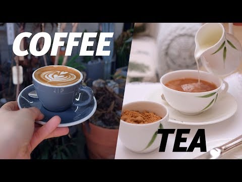 スージーとリーまったり一杯休憩　紅茶 VS コーヒー　（Tea vs. Coffee）