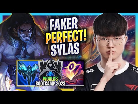 FAKER PERFECT GAME WITH SYLAS! - T1 Faker Plays Sylas MID vs Ahri! | Bootcamp 2023