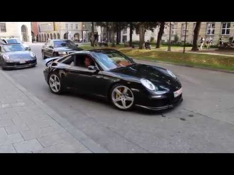 Ruf RT12S driven by Alois Ruf & 991 Turbo S in munich