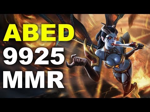 ABED QOP 9925 MMR with BuLba Clock vs salty MMR assassins DOTA 2