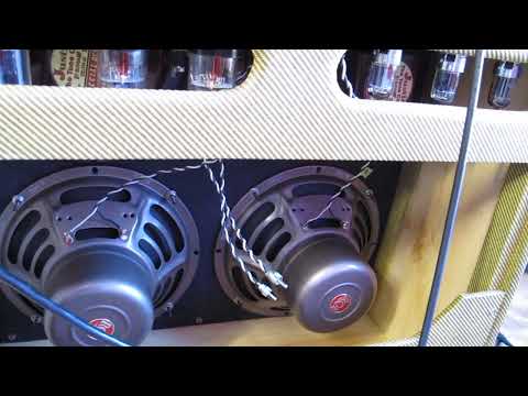 Vintage Jensen 10" alnico speaker pair original cones