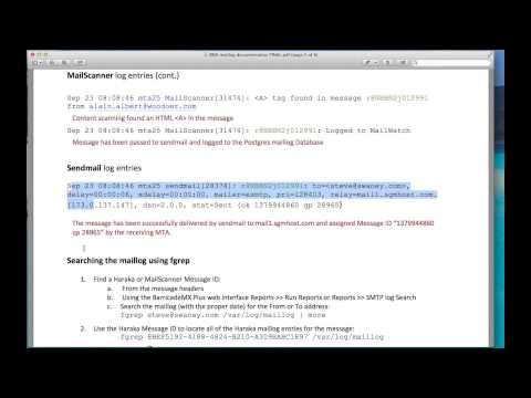 FSL - Understanding the MailLog